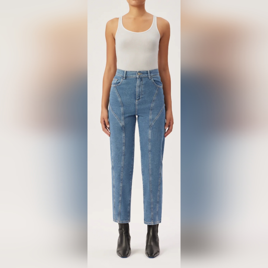 Dl1961 Sydney Girlfriend Tapered Dl Vintage Premium Denim Women's Jeans 30 Tags